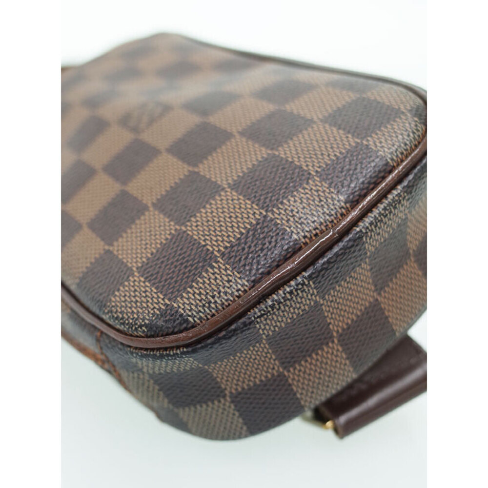 Louis Vuitton Damier Ebene Brown Pochette Ganjou Body Bag - Picture 6 of 9